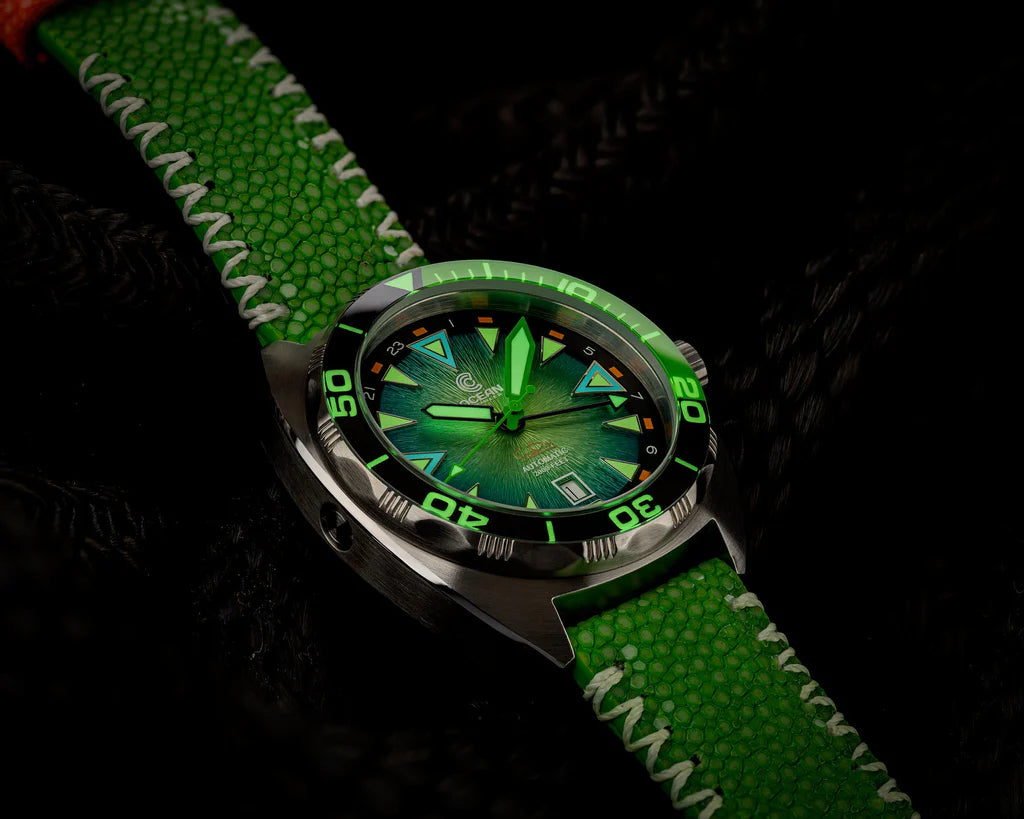 Ocean Crawler Core Diver GMT V3 - Green/Green