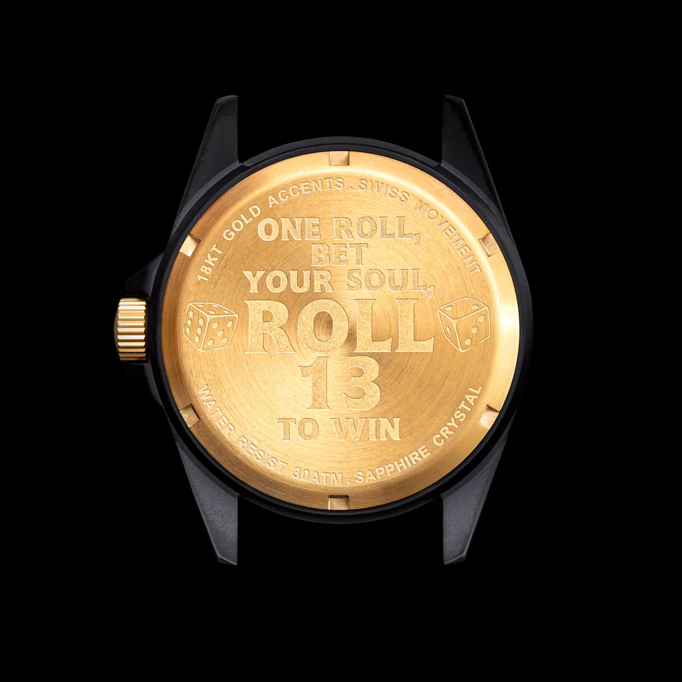 Core Timepieces BLACK GOLD AUTOMATIC DIVER Watch