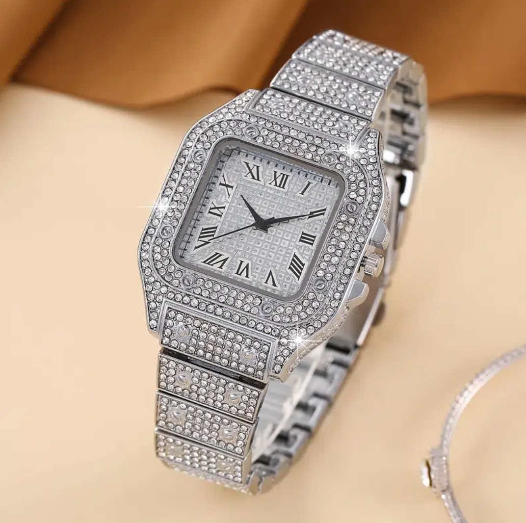 Cartier Homage watch - Iced Out Unisex Watch