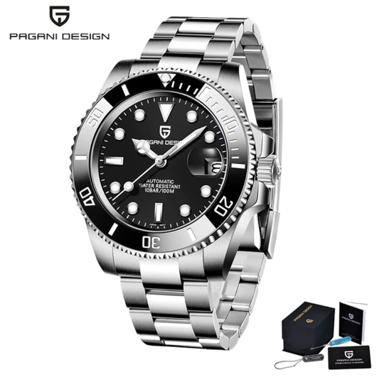 PAGANI Design PD 1661 Dive Watch Sub Homage (Black)