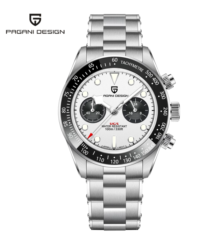 PAGANI DESIGN Chronograph Panda Sport Quartz Watch