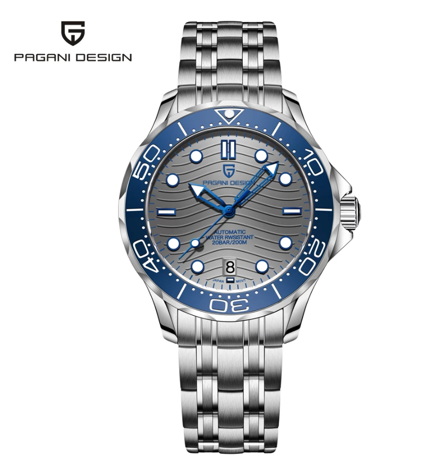 PAGANI DESIGN PD1685 Men's Automatic Dive Watch Seamaster Homage