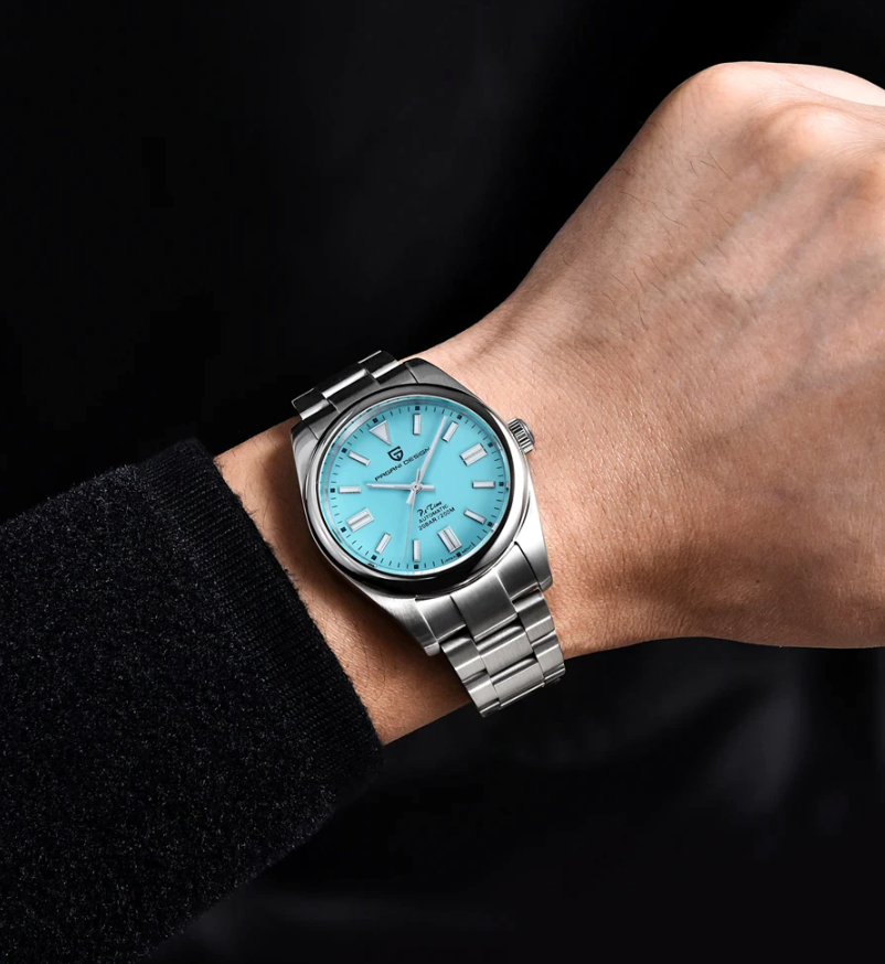 PAGANI DESIGN PD 1690 Automatic Men's Watch Tiffany Blue