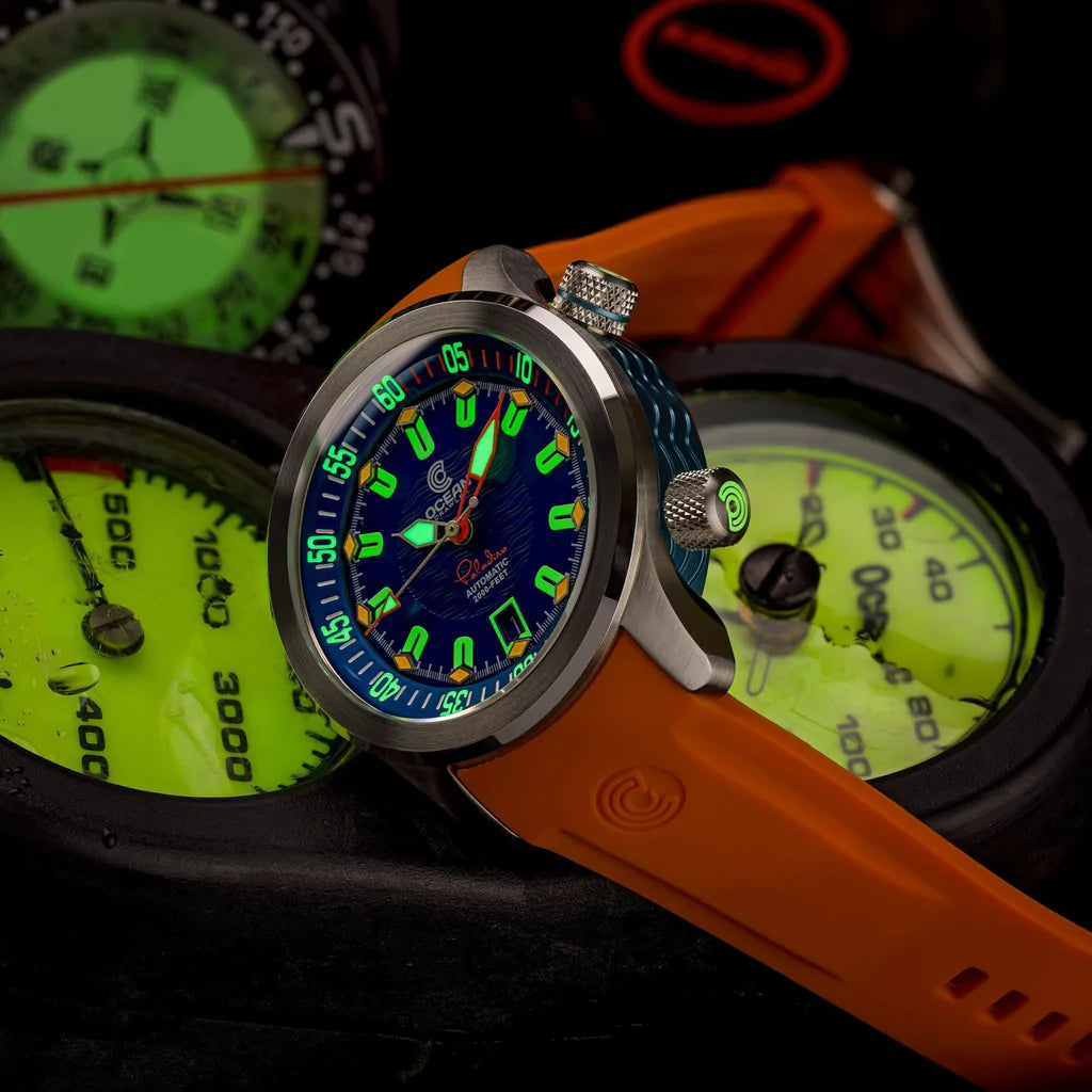 Ocean Crawler Paladino WaveMaker V2 Dive Watch - Blue - Preorder